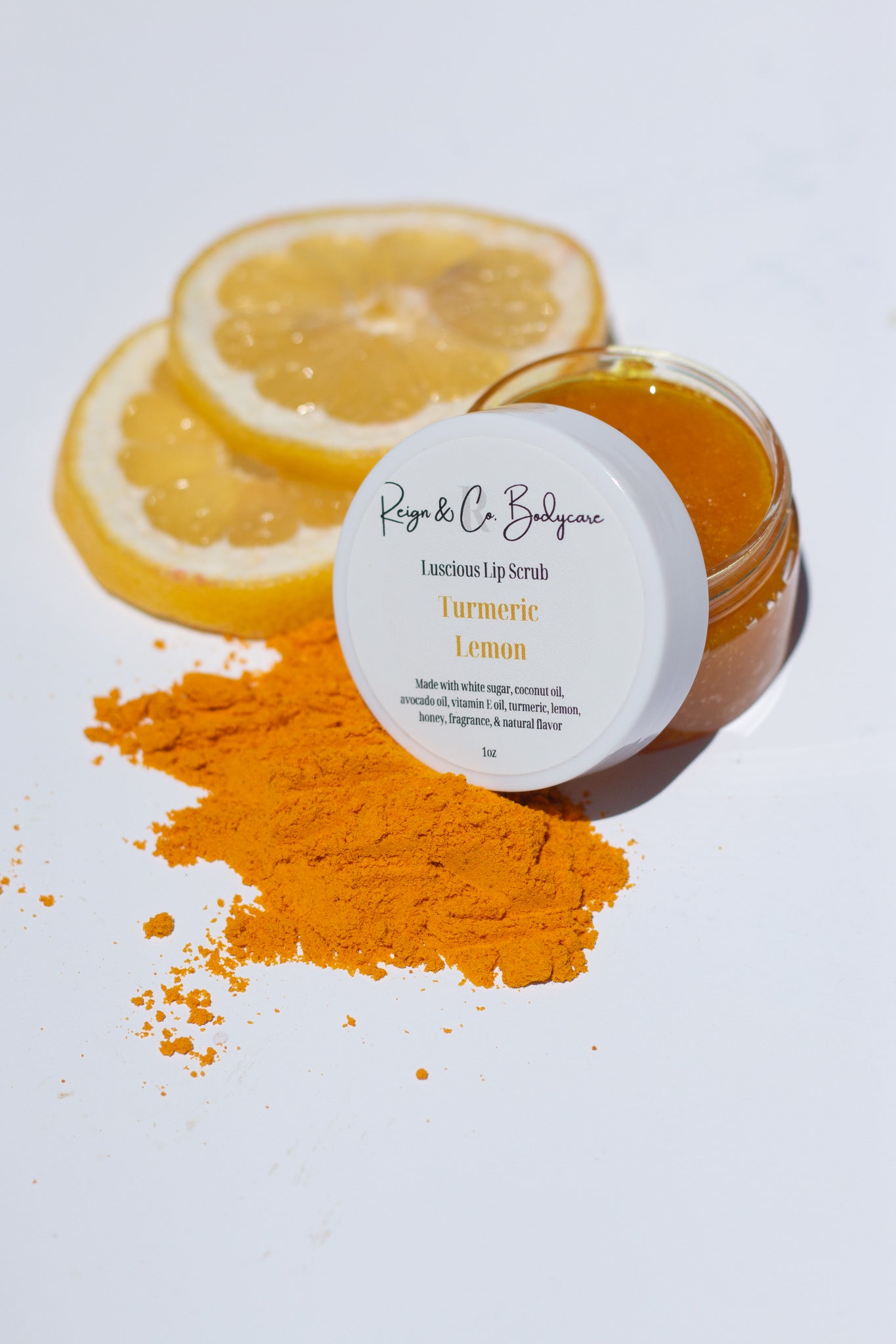 Turmeric Lemon Lip Scrub